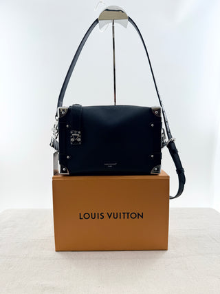 Louis Vuitton side trunk MM leather bag