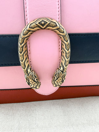 Gucci dionysus leather bamboo top handle bag