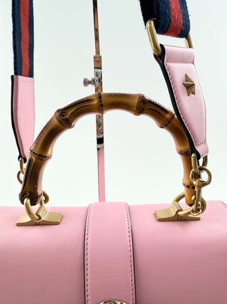 Gucci dionysus leather bamboo top handle bag