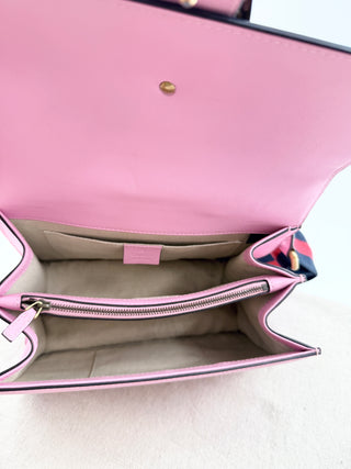 Gucci dionysus leather bamboo top handle bag