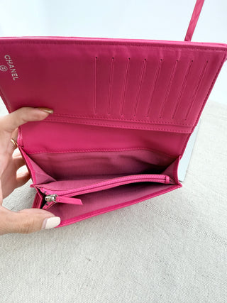 Chanel L-yen leather wallet