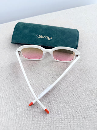 Woodys sunglasses with colored lens