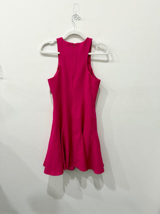 NWT Trina Turk Jeri Sleeveless Fit & Flare Mini Dress Fuchsia Pink Womens Size 4