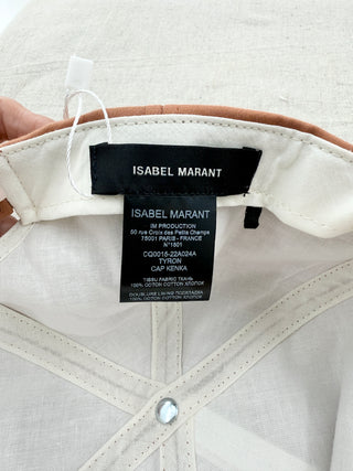 Isabel Marant embroidered baseball hat, one size