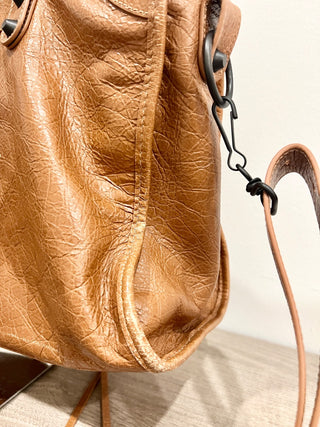 Balenciaga leather le city medium bag