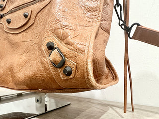 Balenciaga leather le city medium bag