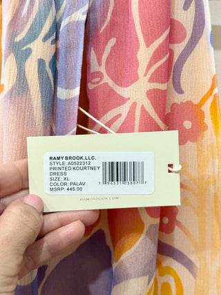 Ramy Brook printed kourtney mini dress, XL