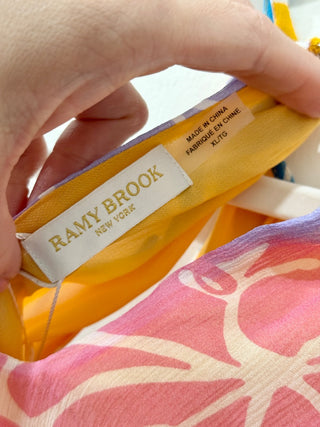 Ramy Brook printed kourtney mini dress, XL