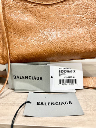 Balenciaga leather le city medium bag