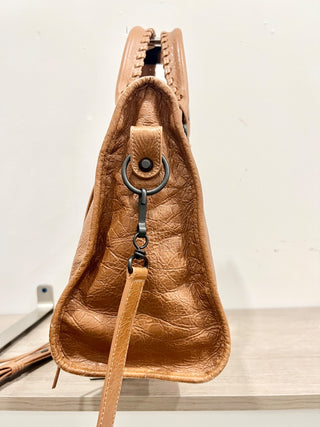 Balenciaga leather le city medium bag