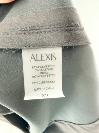 Alexis kendra faux suede dress maxi, XS