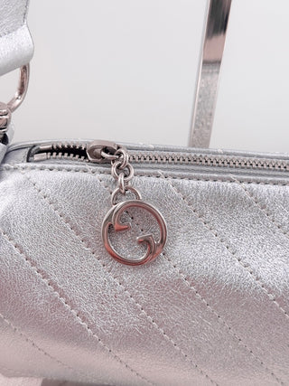 Gucci Blondie Diagonal Quilted Mini Leather Shoulder Bag