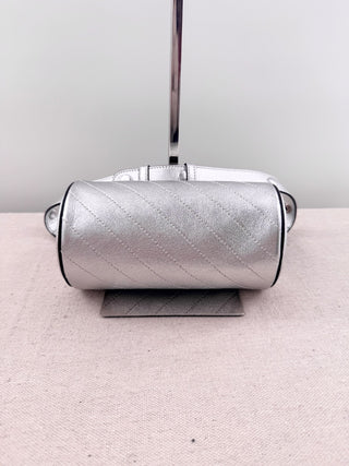 Gucci Blondie Diagonal Quilted Mini Leather Shoulder Bag