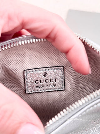 Gucci Blondie Diagonal Quilted Mini Leather Shoulder Bag