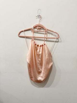 Leset satin top open back, XS