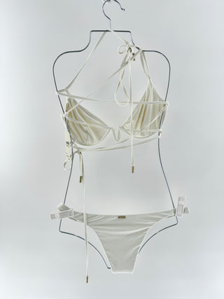 Cult Gaia Off white underwire bikini set, M