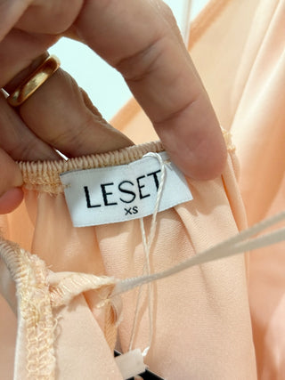 Leset satin top open back, XS