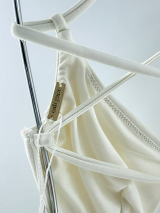 Cult Gaia Off white underwire bikini set, M
