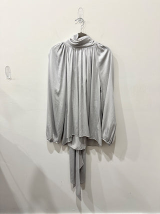 Tove Silk gray  top, 36