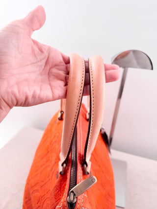 Carolina Herrera andy boston leather bag