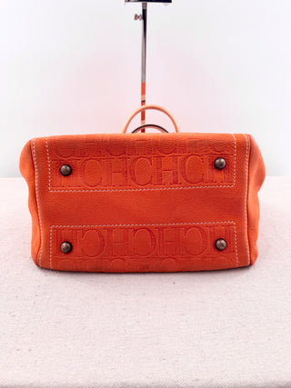 Carolina Herrera andy boston leather bag