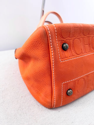 Carolina Herrera andy boston leather bag
