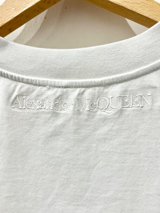 Alexander McQueen ruffle sleeve tee, 42 IT / US 6