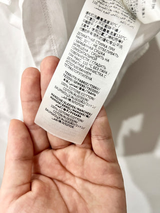 Alexander McQueen ruffle sleeve tee, 42 IT / US 6