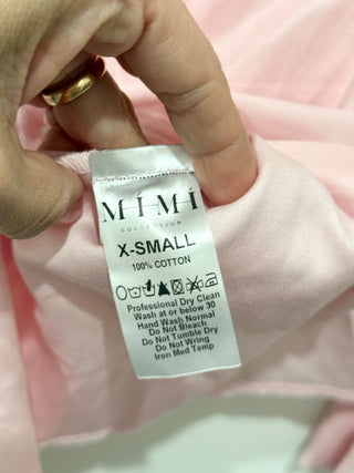 Mimi collection cotton button down top, XS