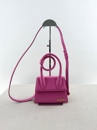 Jacquemus Le chiquito noeud bag le=eather
