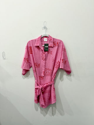 By Frankie printed casual romper, S