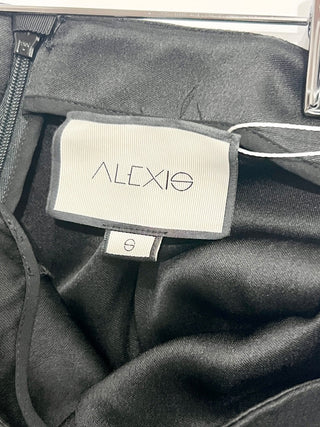 Alexis long bell bottom pants satin, S