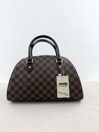 Louis Vuitton damier ebene ribera top handle bag MM