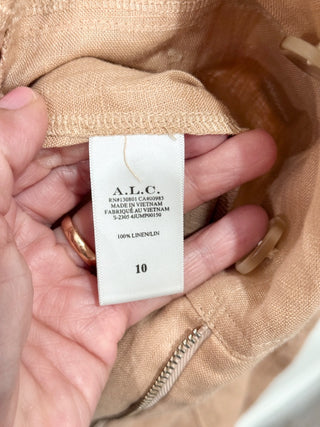 A.L.C. caramel sleeveless jumpsuit, 10