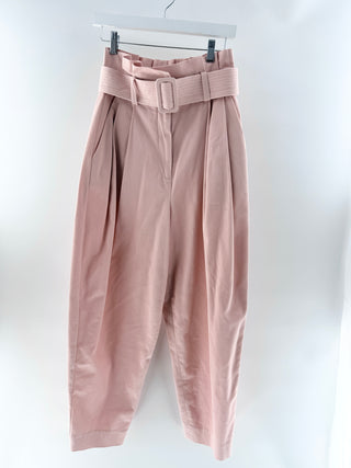 Zimmermann Pink high waisted belted pants, 1