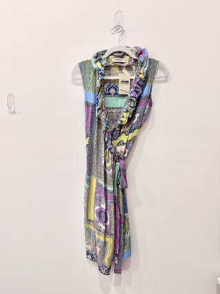Etro Sleeveless Colorful Tunic Dress, 42