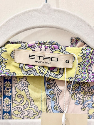 Etro Sleeveless Colorful Tunic Dress, 42