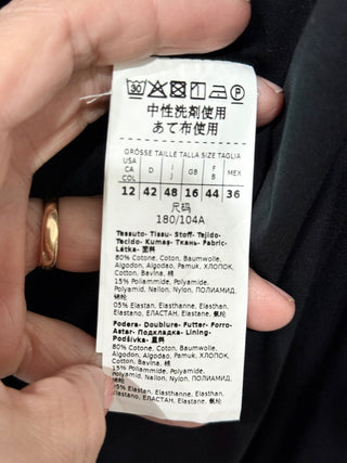 Marella Black midi dress, 12