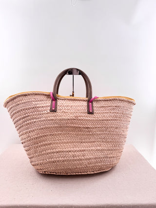 Jacquemus le grand panier soleil straw tote bag