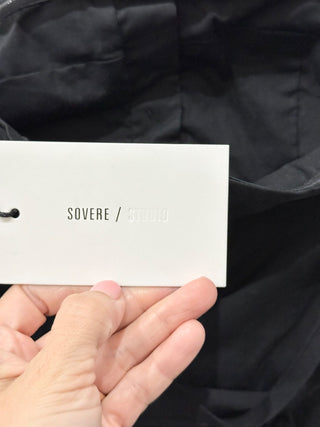 Sovere MASON black strapless maxi dress, XS