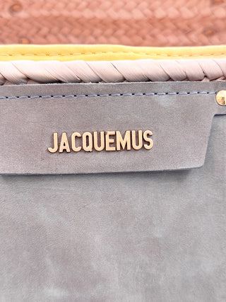 Jacquemus le grand panier soleil straw tote bag