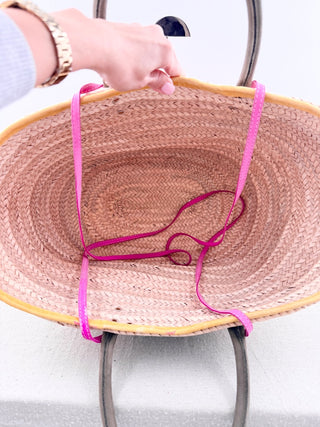 Jacquemus le grand panier soleil straw tote bag