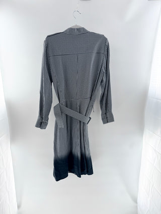 Piazza Sempione gingham midi shirt dress, 44 IT / US 8