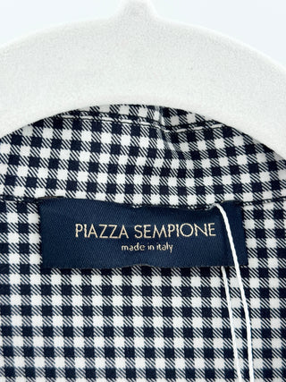 Piazza Sempione gingham midi shirt dress, 44 IT / US 8