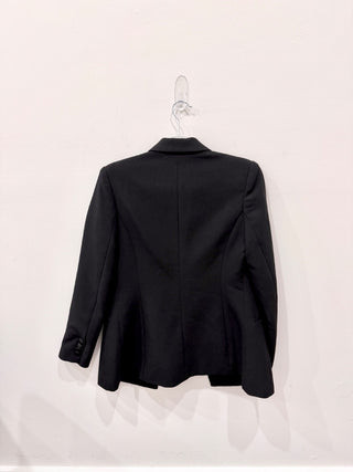 Mossman The Sublime Saville Row Double Breasted Button Blazer Black Women's Sz 4