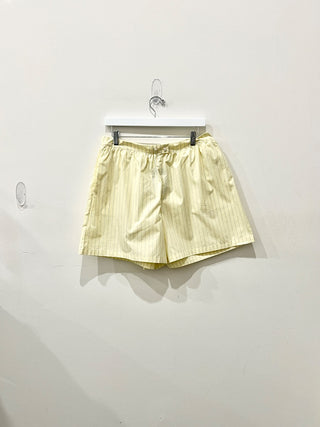 Lounge cotton striped shorts, 10