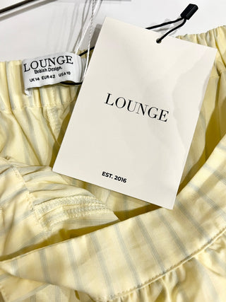 Lounge cotton striped shorts, 10