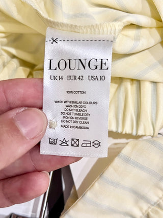 Lounge cotton striped shorts, 10