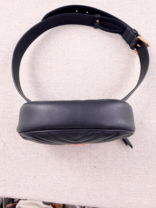 Gucci marmont belt bag leather matellasse