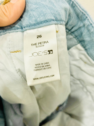 NWT Joe's The Petra High Waisted Wide Leg Cargo Jeans Blossom Women's Size 26